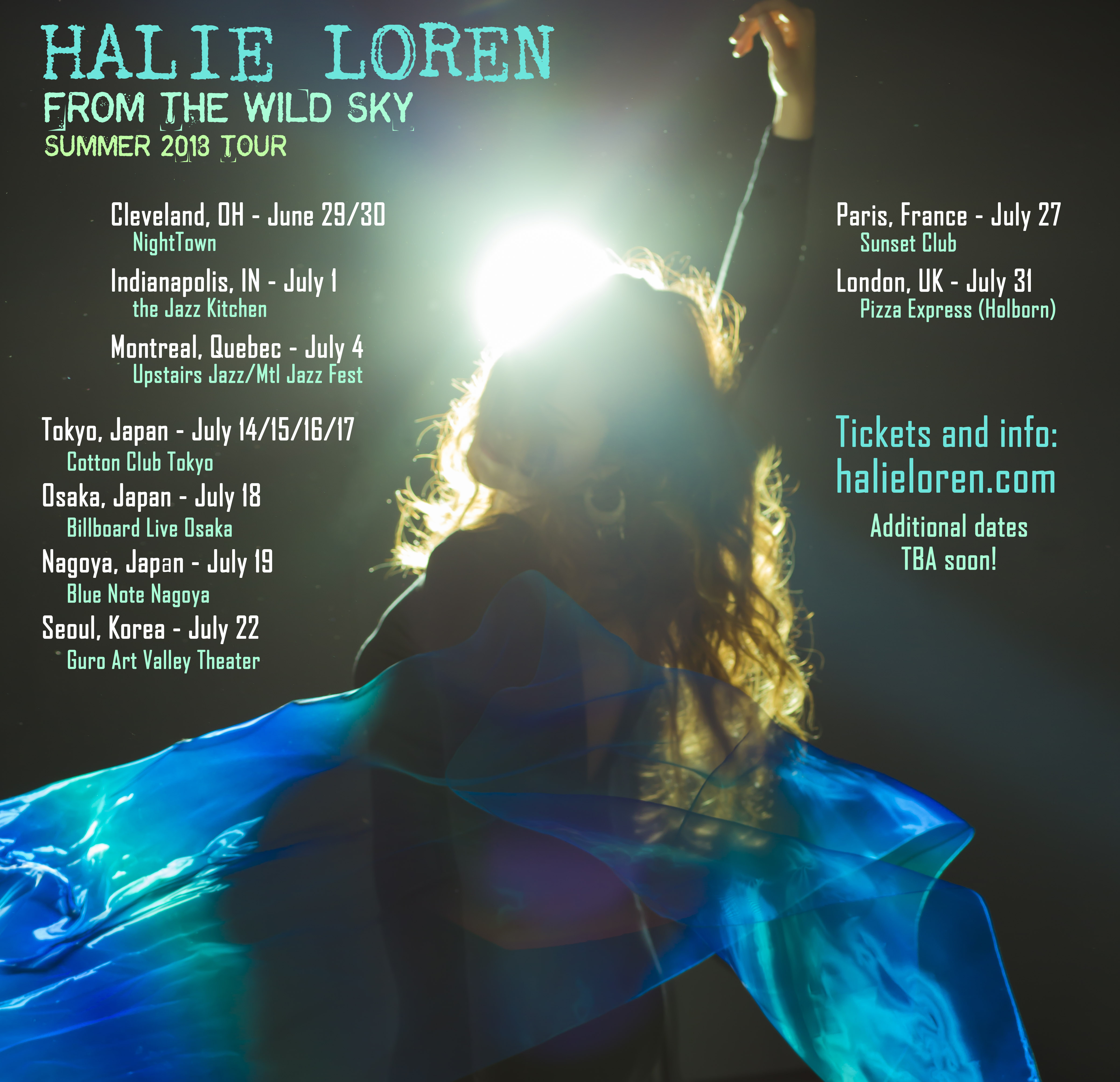 FTWS summer 2018 tour schedule - Halie Loren FTWS summer 2018 tour schedule - Halie Loren