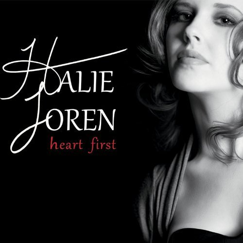 Heart First album cover featuring black and white image of musical artist Halie Loren